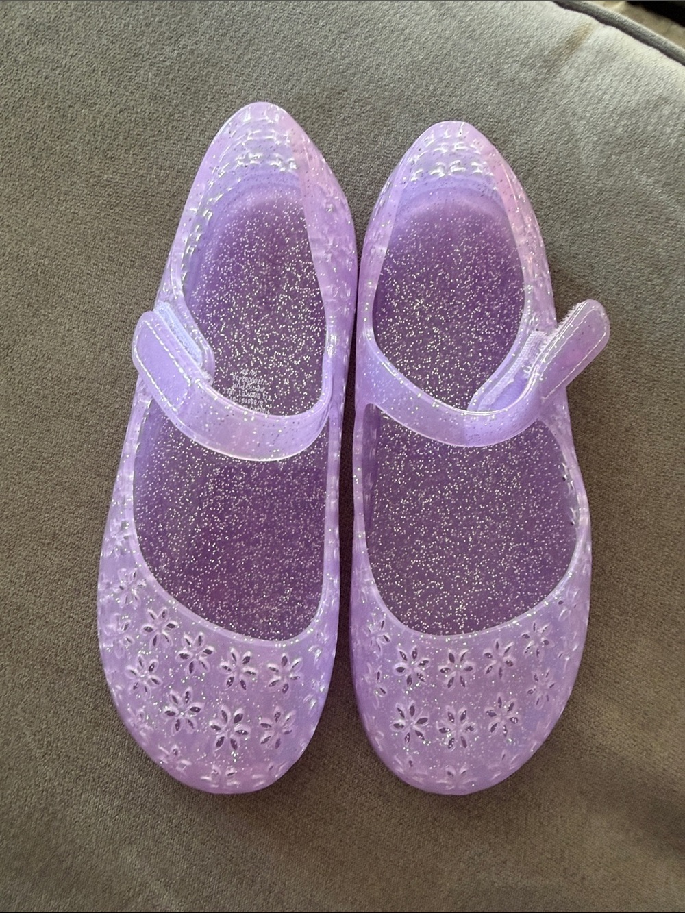 Old Navy Glitter Jelly Mary Jane Shoes - Purple